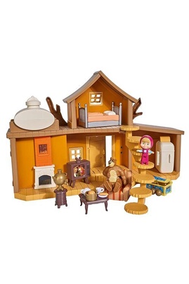 Playset Simba Masha et Michka Hutte de Michka - Maison de poupée