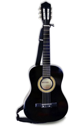Guitare classique Bontempi Guitare espagnole en bois noir 92 cm