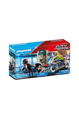 70572 - Playmobil City Action - Policier avec moto et voleur Playmobil :  King Jouet, Playmobil Playmobil - Jeux d'imitation & Mondes imaginaires