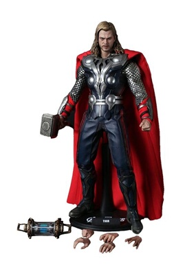 Figurine de collection Hot toys Figurine MMS175- Marvel Comics - The  Avengers - Thor