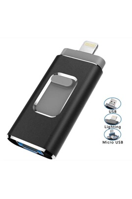 4 en 1 Clés USB Compatible pour iPhone Téléphone portable Android