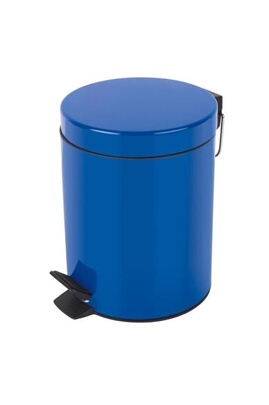 poubelle salle de bain 25x17x22,5cm bleu 10.16384