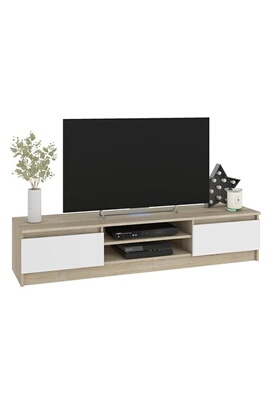 Robin - meuble bas tv contemporain salon/séjour 160x33x40cm - 2