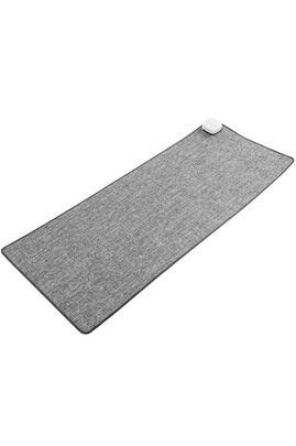 Dalle de plancher chauffant Primematik Tapis et surface chauffante gris  clair de 80x32cm 77W moquette thermique pour bureau sol et pieds