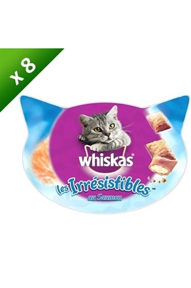 Nourriture pour chat Whiskas Les Irresistibles friandises - Au saumon -  Pour chat - 60 g x8