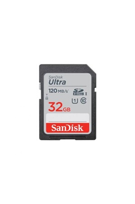 Carte mémoire SD Sandisk Ultra - Carte mémoire flash - 32 Go - UHS-I U1 /  Class10 - SDHC UHS-I