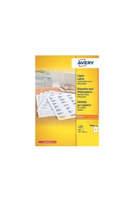 Consommable pour imprimante photo Avery - Papier - adhésif permanent -  blanc - 105 x 148.5 mm 400 étiquette(s) (100 feuille(s) x 4) étiquettes