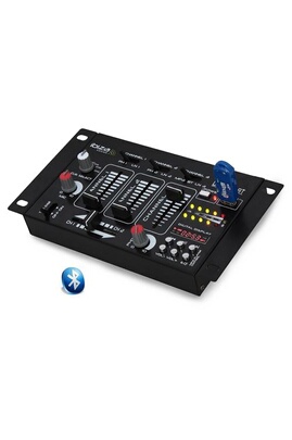 Vonyx CDJ500 Station de mixage DJ 2 lecteurs CD Bluetooth 2x USB 2 canaux
