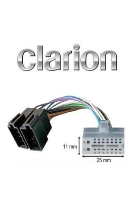 Câble adaptateur ISO autoradio CLARION 16 pins