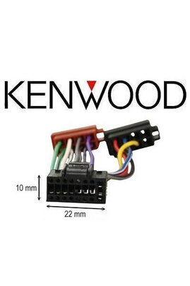 Accessoires Autoradio GENERIQUE TechExpert - Câble adaptateur ISO autoradio  KENWOOD 16 pins