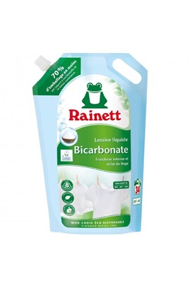 Lessive Rainett Pack de 5 - - Lessive Liquide Ecolabel Bicarbonate