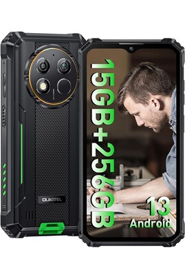 Smartphone Oukitel WP28 Smartphone Vert - 8Go(+7Go)/256Go 10600mAh Batterie