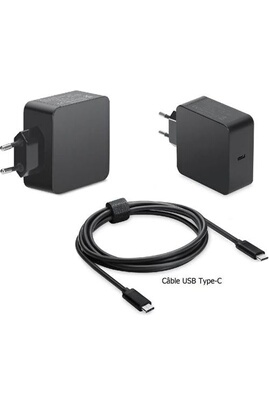 Chargeur et câble d'alimentation PC GENERIQUE Chargeur alimentation 65w pour  pc portable acer chromebook r13 (cb5-312t) connecteur usb c type-c