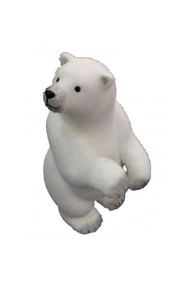 Ours polaire debout à poser blanc