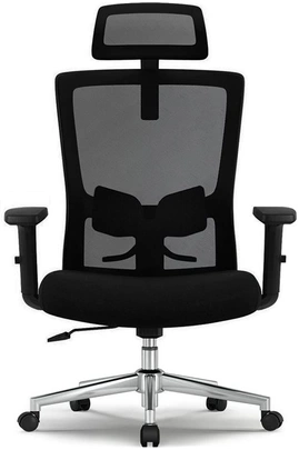 Chaise bureau ergonomique en toile, fauteuil, support lombaire