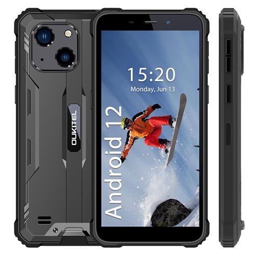 Smartphone Oukitel Smartphone WP20 Pro Robuste 5.93 écran 4Go/64Go IP68  Etanche 6300mAh 20MP Téléphone Double SIM 4G NFC GPS - Noir