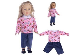 Generic Jouets éducatifs Vêtements garde-robe vêtements robe pour 18 pouces garçon américain poupée accessoire fille jouet toy3479
