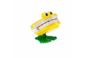 Autre jeux éducatifs et électroniques AUCUNE Halloween clockwork gift wind up tooth bounce jouet jouets éducatifs - jaune