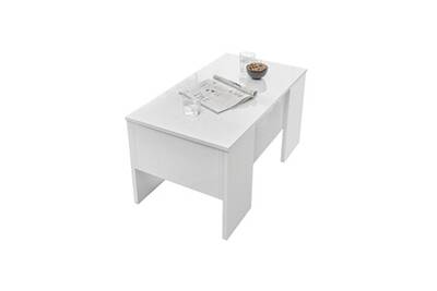 Table Basse Miliboo Table Basse Relevable Design Blanc Laque Brillant L92 Cm Como Darty