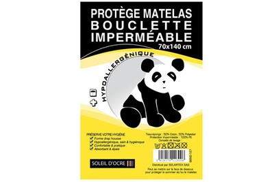 Protege Matelas Alese Soleil D Ocre Protege Matelas Impermeable Pour Lit De Bebe 70x140 Cm Bouclette Forme Drap Housse Darty