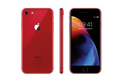 Iphone Iphone 8 64 Go 4g Ecran Retina 11 9 Cm 4 7 39 39 1334 X 750 Pixels Processeur A11 Bionic 64 Go De Memoire Iphone 8 64 Go Rough Red Darty