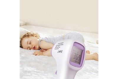 Thermometre Aucune Thermometre Frontal Pour Bebe Adulte Thermometre Temporel Du Corps Infrarouge Numerique Darty