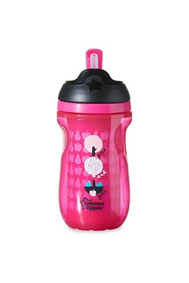 Vaisselle Bebe Tommee Tippee Tasse A Paille Isotherme Fille 12 Mois Darty