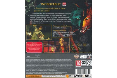 Consoles Xbox One Microsoft The Wolf Among Us Darty