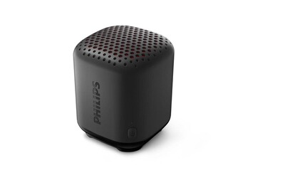 Noir Enceinte portable avec lumières LED Modèle 2020/2021 Microphone intégré, Robuste et étanche IPX7, 10 heures de lecture, Portée 20m Philips S2505B/00 Enceinte Bluetooth 