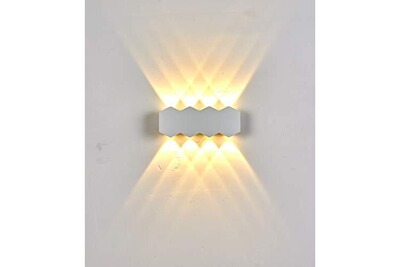 Topmo-plus 6W Applique murale LED Osram COB intérieur/extérieur Réglable éclairage IP65 aluminium Spot de Couloir/Chambre/porche/jardin/Balcon 6000K blanc froid 660LM 10CM Gris 