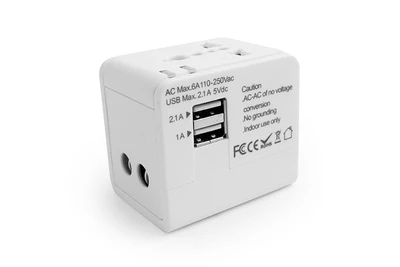Bloc d'alimentation Xsories ROAMX CUBE 2.0 Adaptateur secteur universel de voyage - Blanc
