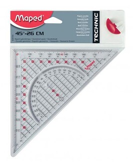 Rapporteur Géométrique ALEPH 11cm - 360 Degrés, Outil De Géométrie Neuf