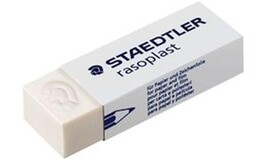 Staedtler Lot De 30 Gommes Plastique Blanches - Effacement Propre Et Précis