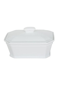 ustensile de cuisine porcelaine girard terrine n.3 rectangle 14,5x11,5 cm 420 g - - blanc - porcelaine