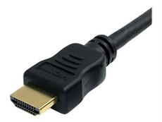 Câble HDMI haute vitesse Ultra HD 4K x 2K avec Ethernet de 3m - Cordon HDMI vers HDMI - Mâle / Mâle - Noir - Plaqués or - Câble HDMI avec Ethernet -