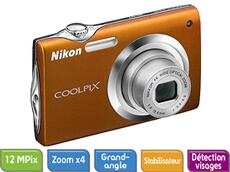 CoolPix S3000 Orange Sucrée