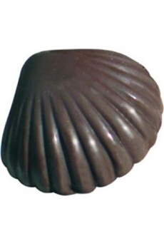 plat / moule generique ibili - ustensiles et accessoires de cuisine - moule plastique chocolat coquillage ( 752002-6 )