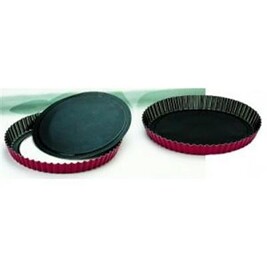 Ibili 356232 Moule à Tarte Dentelé Venus 32 Cm Avec Fond Amovible - Parfait Pour Vos Tartes Maison
