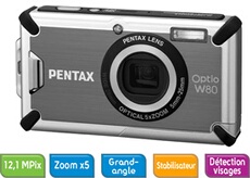 Optio W80 (Etanche) Gris Métallisé