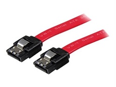 Câble SATA avec verrouillage de 61 cm (LSATA24) - Câble SATA - Serial ATA 150/300/600 - SATA (R) pour SATA (R) - 61 cm - verrouillé - rouge - pour