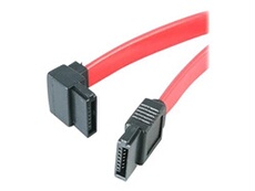 Câble SATA à angle gauche de 30 cm - Cordon Serial ATA coudé - Câble SATA - Serial ATA 150/300/600 - SATA (R) pour SATA (R) - 30 cm - connecteur à