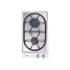 VG 232-232 - Table de cuisson au gaz - 2 plaques de cuisson - Niche - largeur : 26.8 cm - profondeur : 49 cm