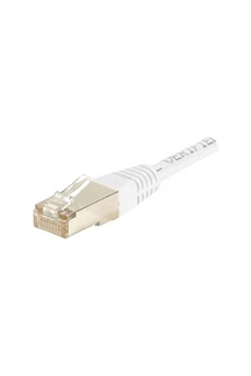 Cordon patch RJ45 ftp CAT6 blanc - 5m