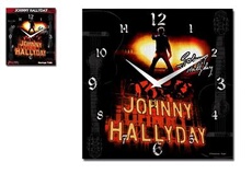 Pendule Toile Johnny Hallyday
