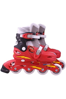 patins à roues alignées Cars garçons rouge taille 30/33