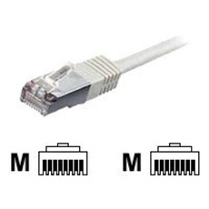 equip - Cordon de raccordement - RJ-45 (M) pour RJ-45 (M) - 1 m - Paire torsadée blindée (SSTP) - CAT 6 - moulé, bloqué - gris