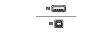 Equip - Câble USB - USB (M) pour USB type B (M) - USB 2.0 - 1 m - noir