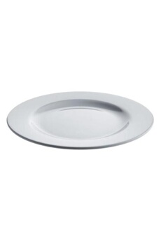 vaisselle alessi a di ajm28/1 platebowlcup assiette plate en porcelaine blanche set de 4 pieces