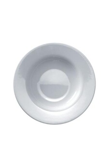 vaisselle alessi a di ajm28/2 platebowlcup assiette creuse en porcelaine blanche set de 4 pieces