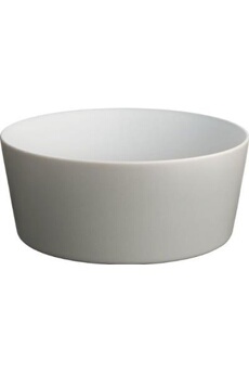 vaisselle alessi dc03/38 lg tonale saladier en ceramique stoneware light grey